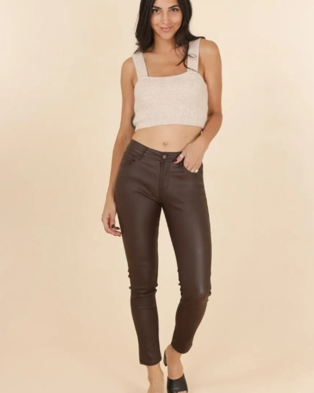 Leather Look Skinny | Bruin