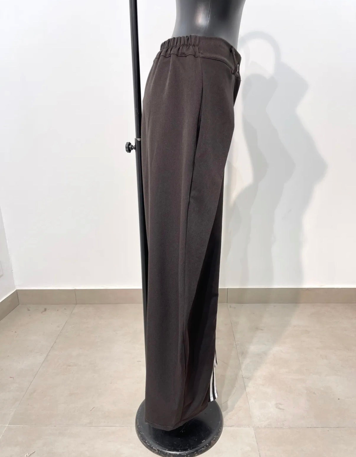 Broek Anna streep | Bruin