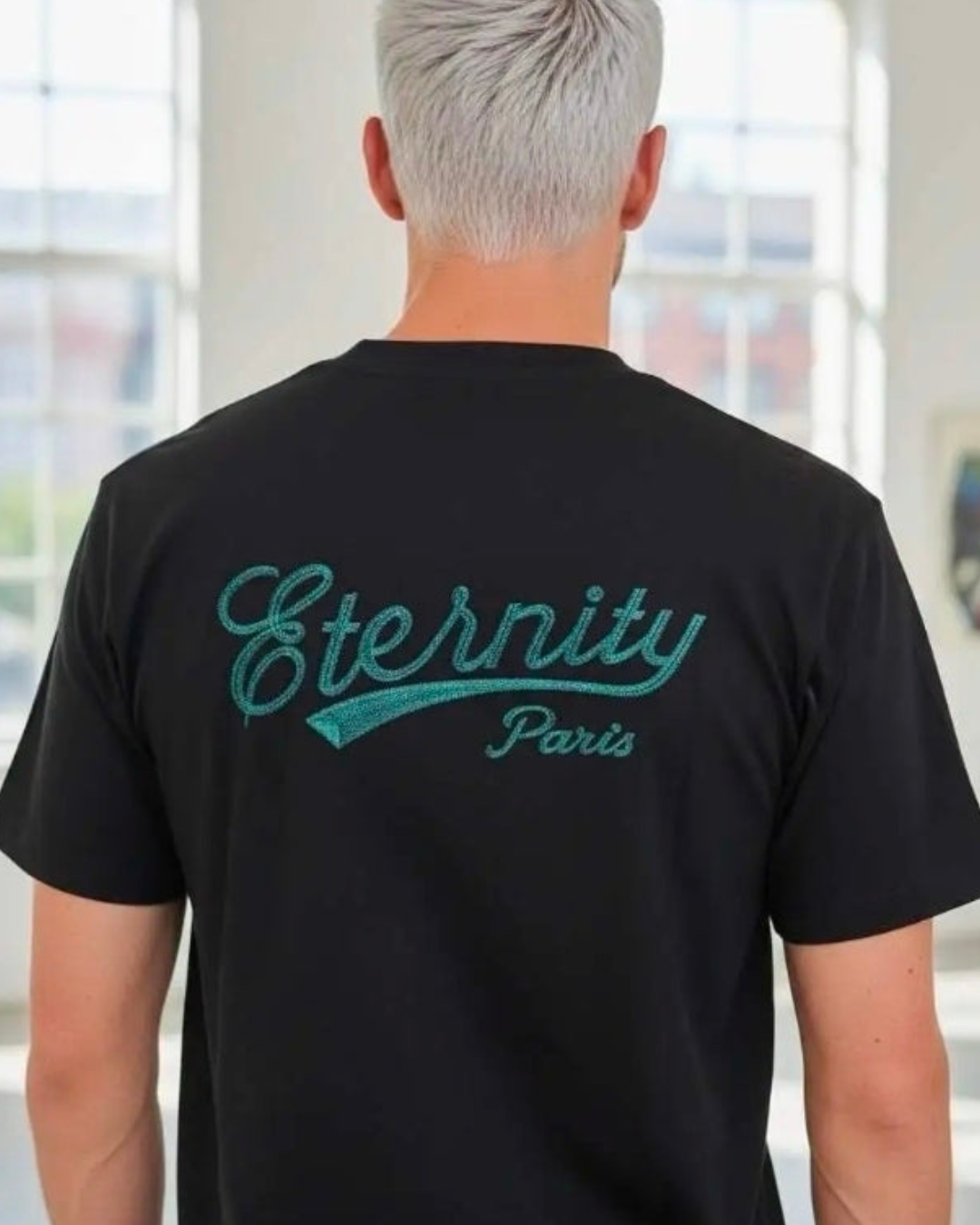 T-shirts Michael | Zwart