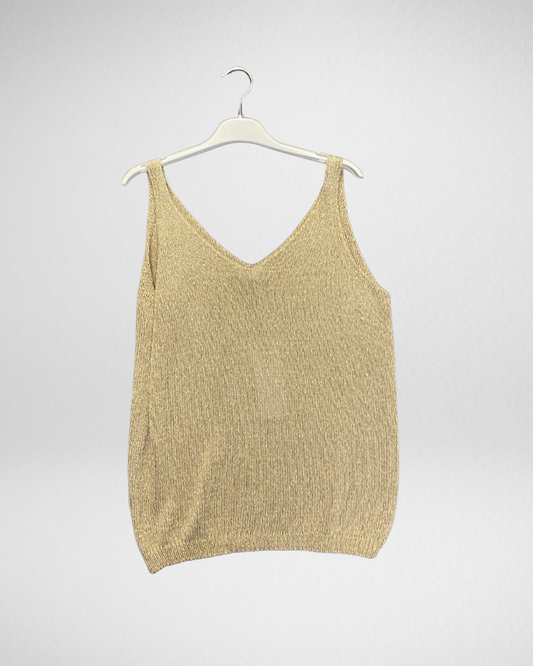 Hemdje Lurex | Goud