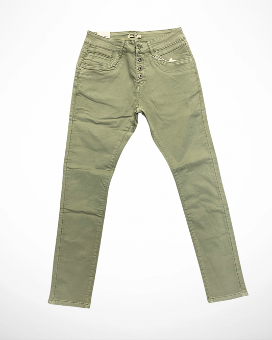 Comfy Jog Jeans | Groen