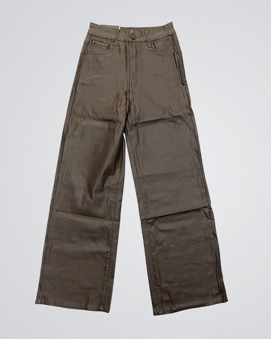 Leather Look Wide-Leg | Bruin