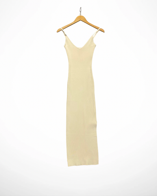 Jurk strak I Beige