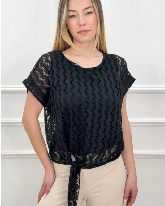 Top Knoop | Zwart