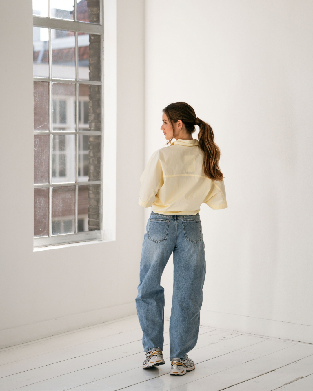 Barrel / Balloon Jeans Carly I Blauw