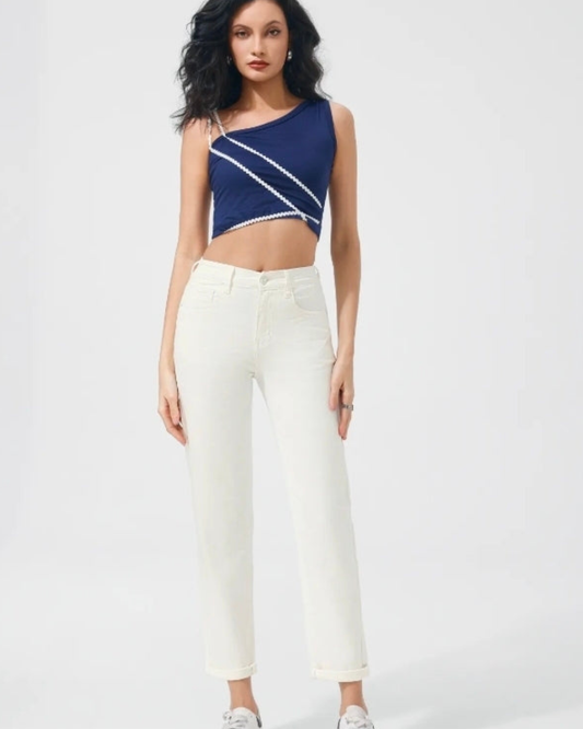 Mom-Fit | Off-White