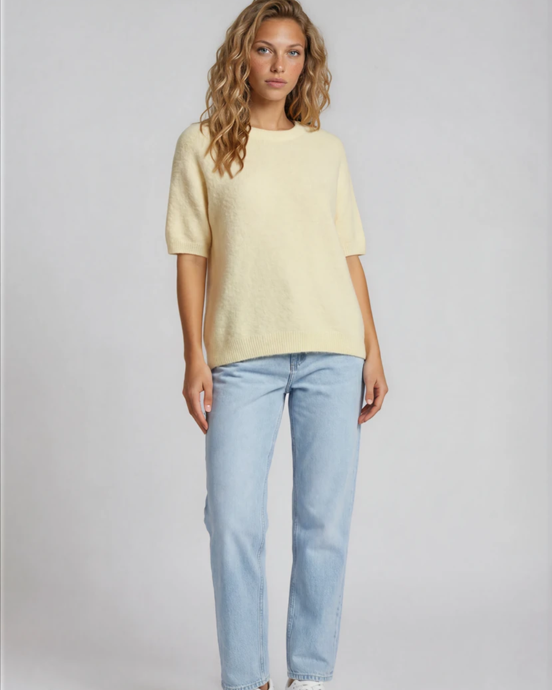 Trui Alpaca | Geel