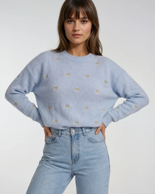 Trui Strik | Licht Blauw