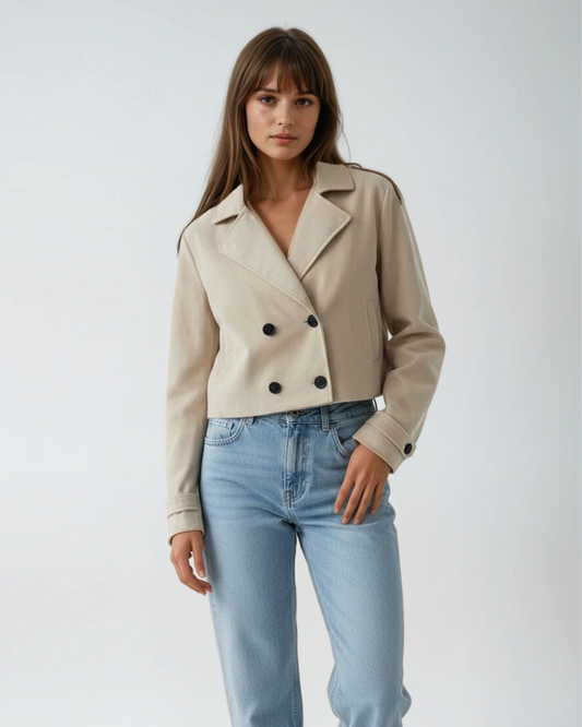 Trenchcoat Suede | Beige