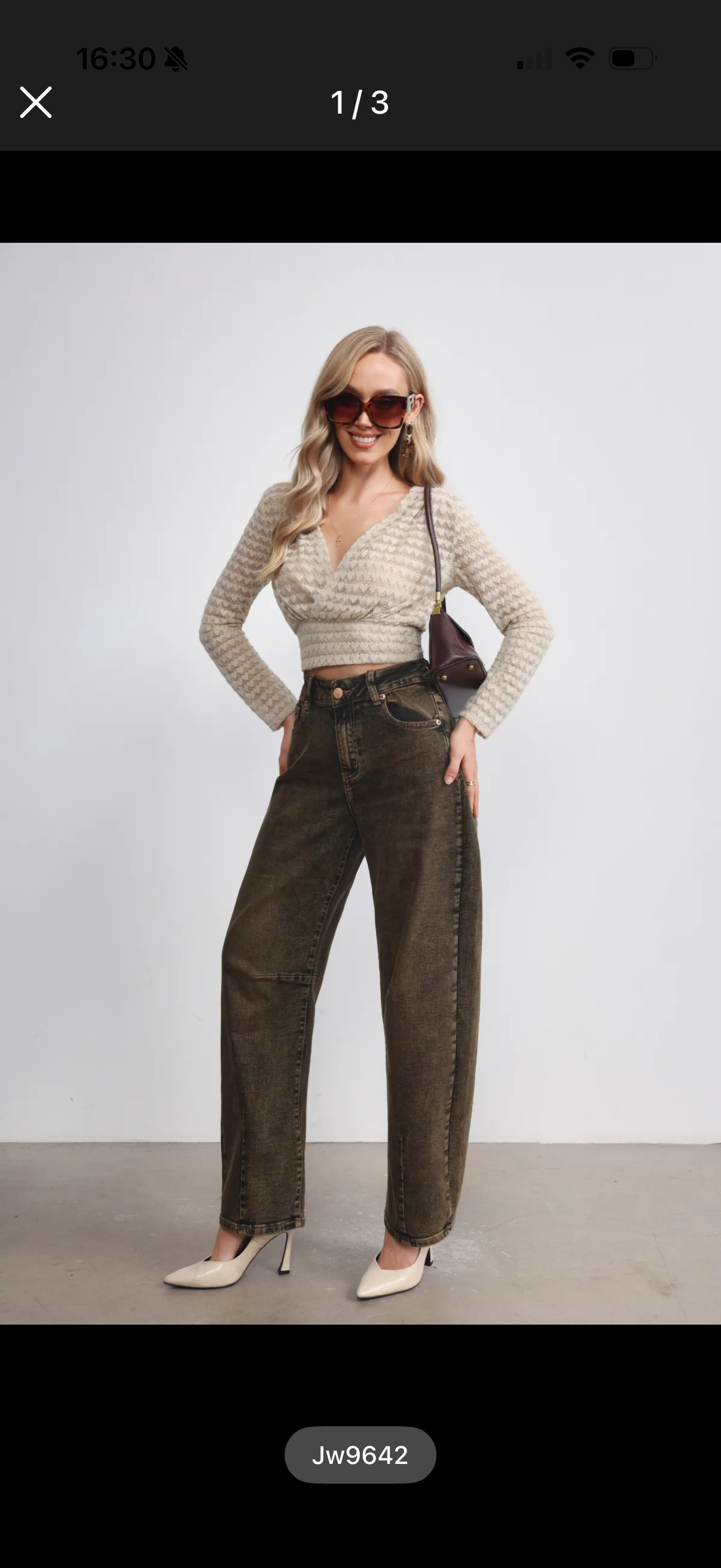 Barrel / Balloon jeans  I Dirty wash