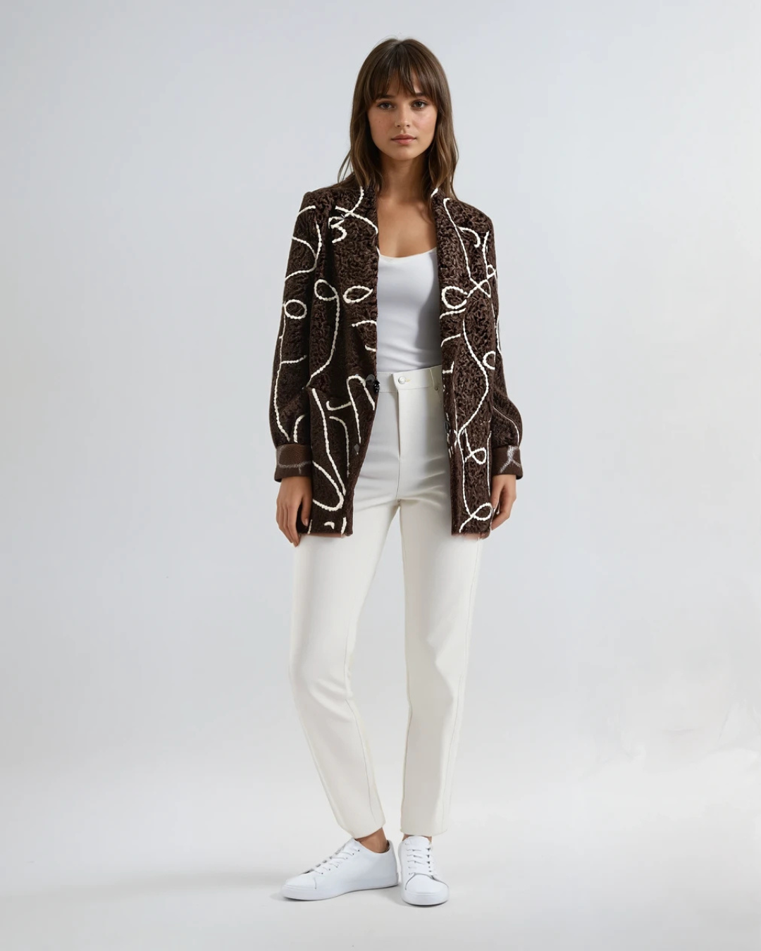 Trenchcoat Lang Stripes | Bruin