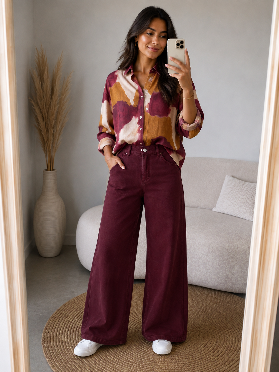 Blouse Gimme Richery fall I Bordeaux