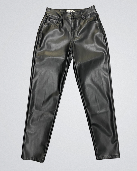 Leather broek I Zwart