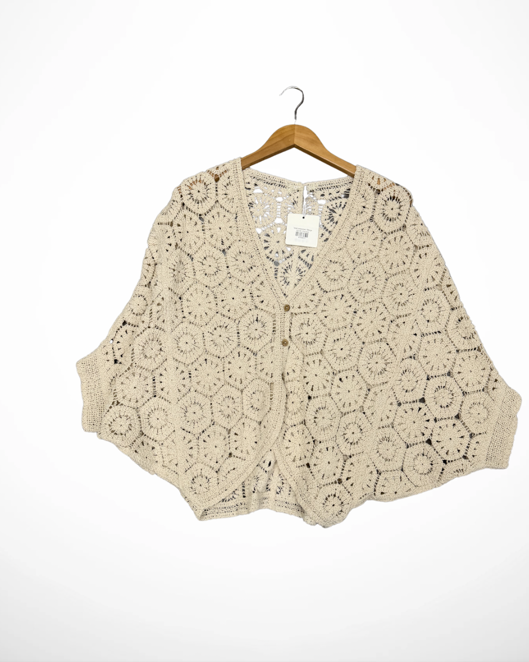 Vest oversized I Beige