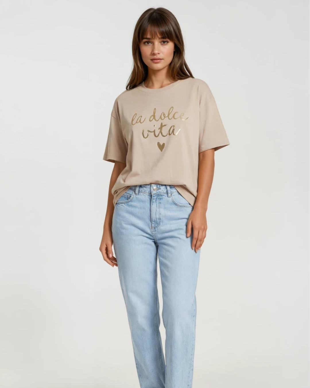 T-shirts La Dolce Vita| Taupe