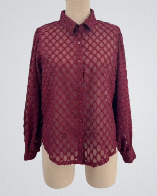 Blouse Londen | Bordeau