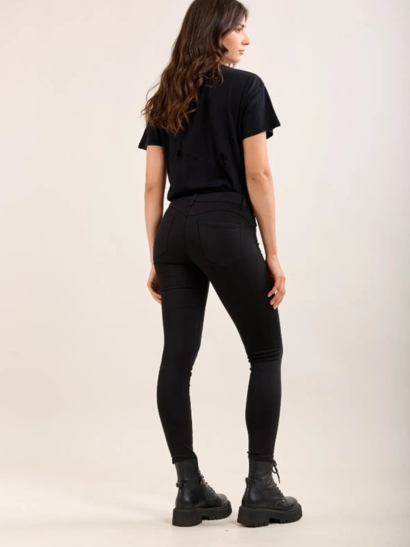 Toxik Jog Jeans Push-up fit | Zwart