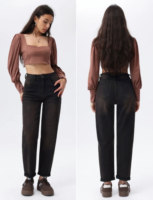 Mom-Fit HM | Antraciet Dirty