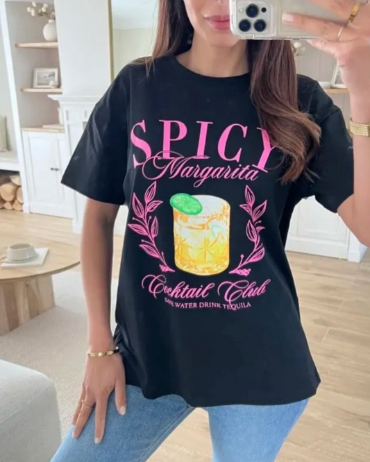 T-shirts Spicy | Zwart