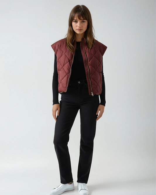 Body warmer panter | Bordeau