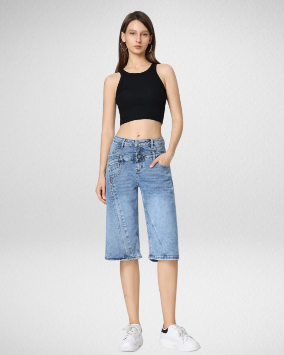 Shorts Dubbel knoop | Summer wash