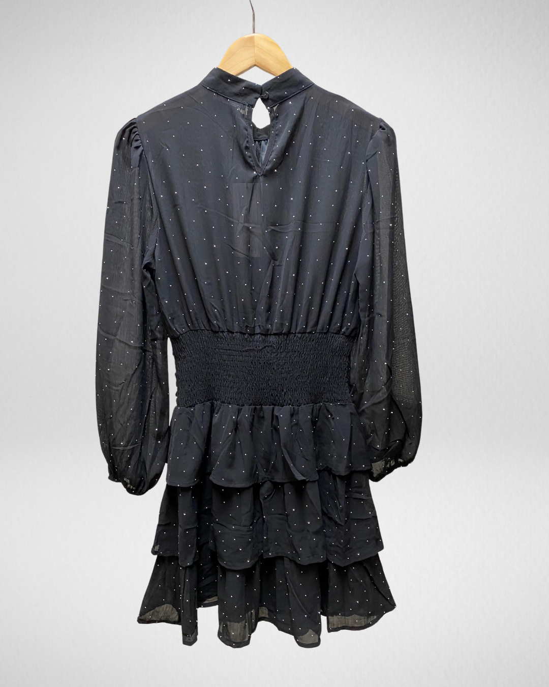 Elegant Glitter Jurk I Zwart