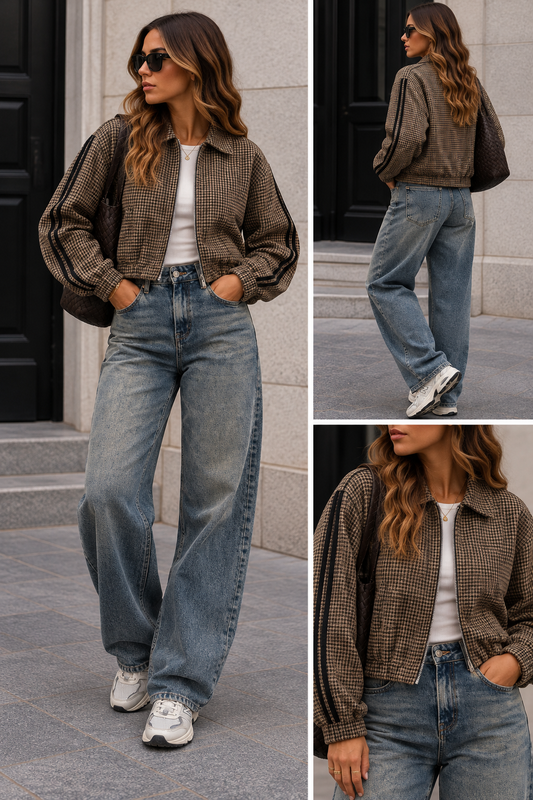 Bomber Ruit bies I Beige
