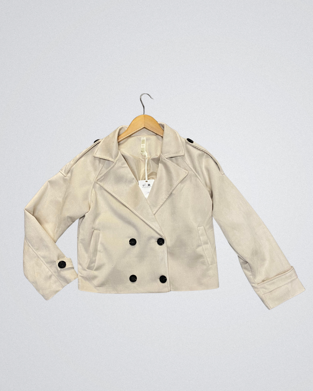 Trenchcoat Suede | Beige