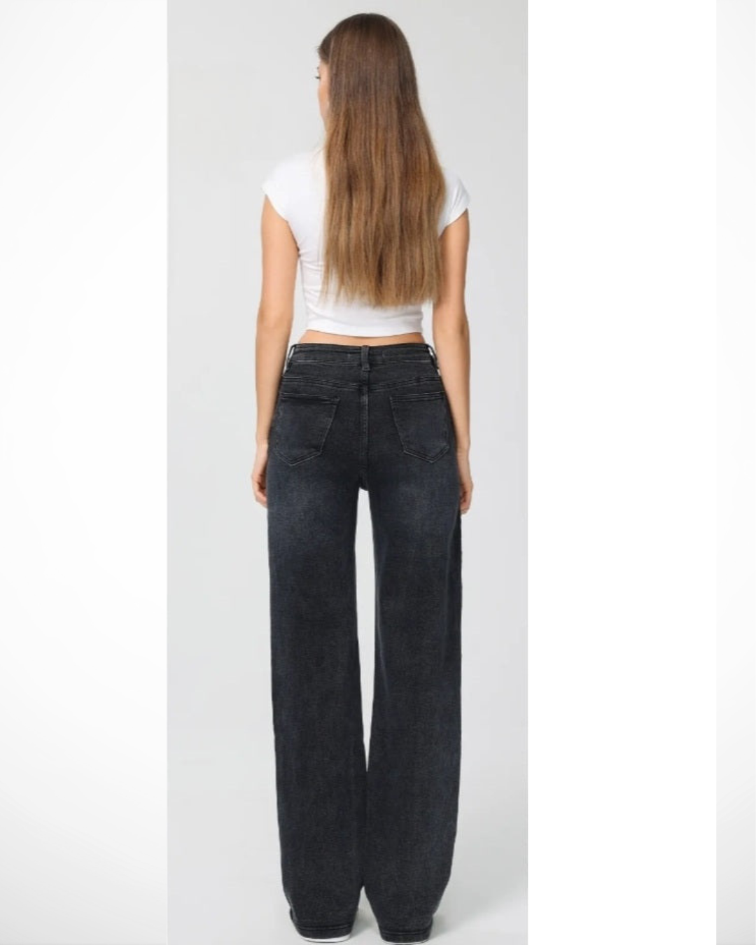 Hello miss Wide-Leg | Zwart