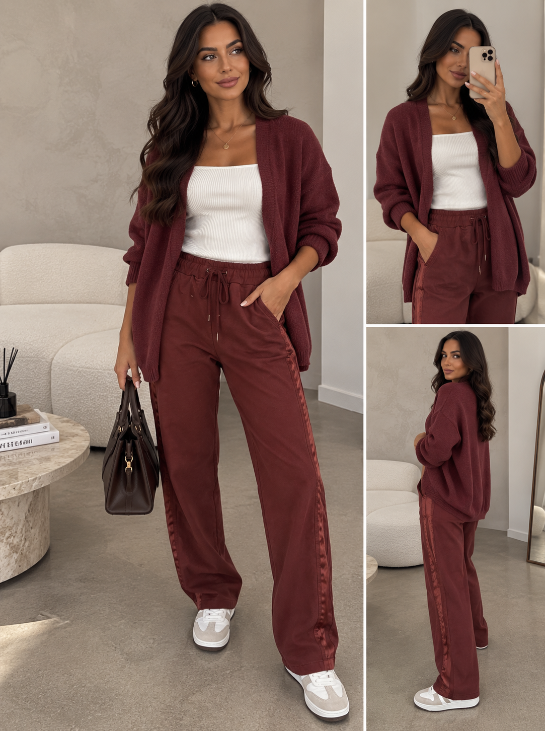 Vest basic Gemma ricceri I Bordeaux