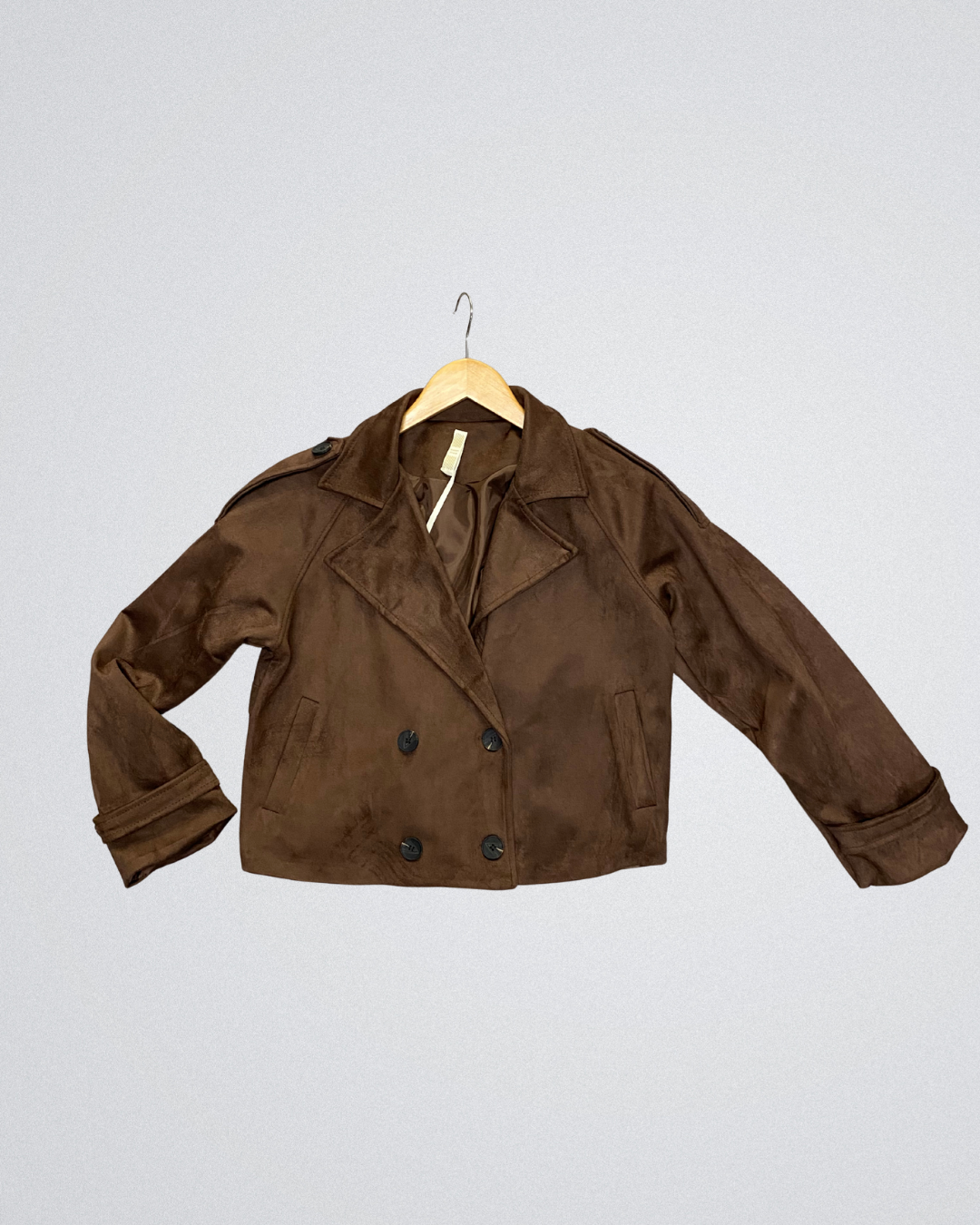 Trenchcoat Suede | Bruin