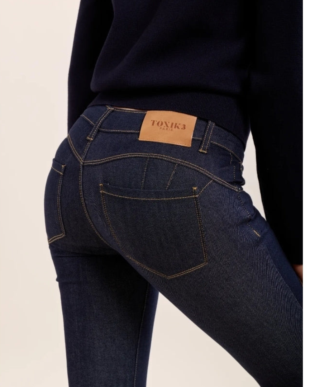 Toxik Jeans Midwaist | One Wash Blauw