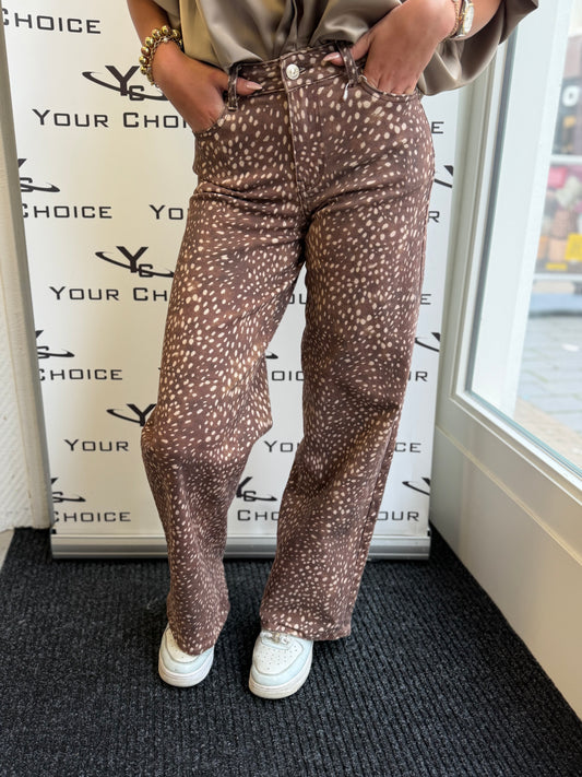 Wide-Leg Bambi Jeans | Bruin