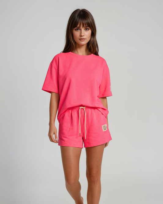 Comfy set badge summer I Fuchsia