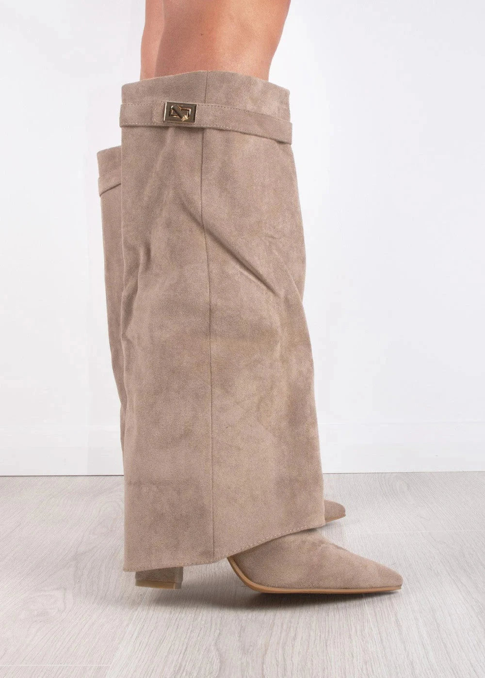 Laarsjes JLO |  Suède Taupe