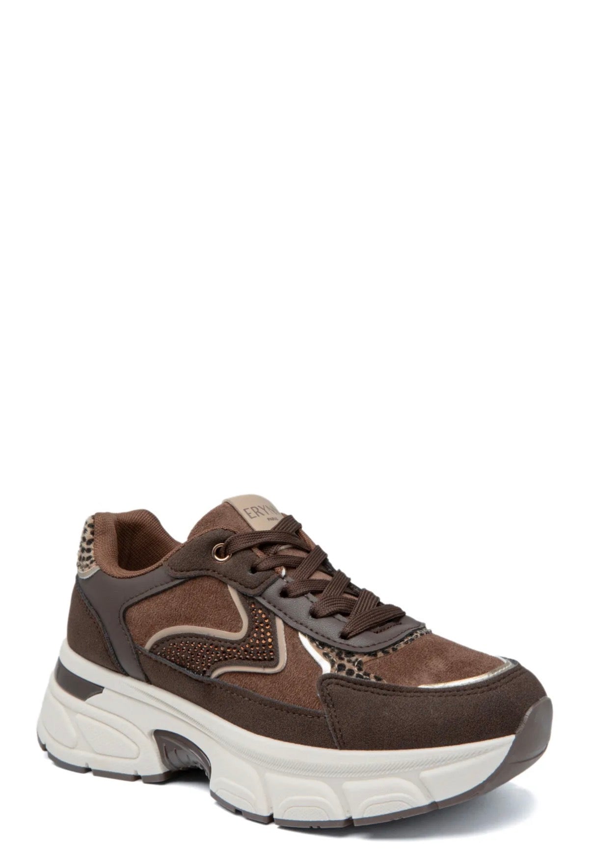 Sneakers Fall Panter | Bruin/Beige