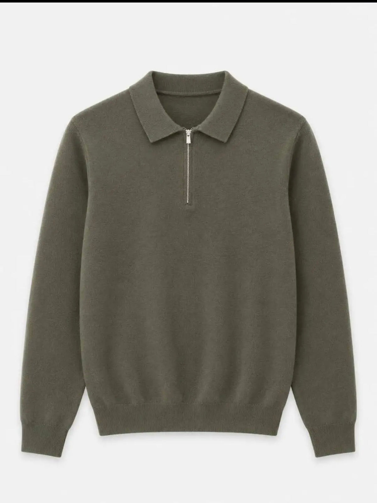 Heren Trui James Halfzip| Groen Army