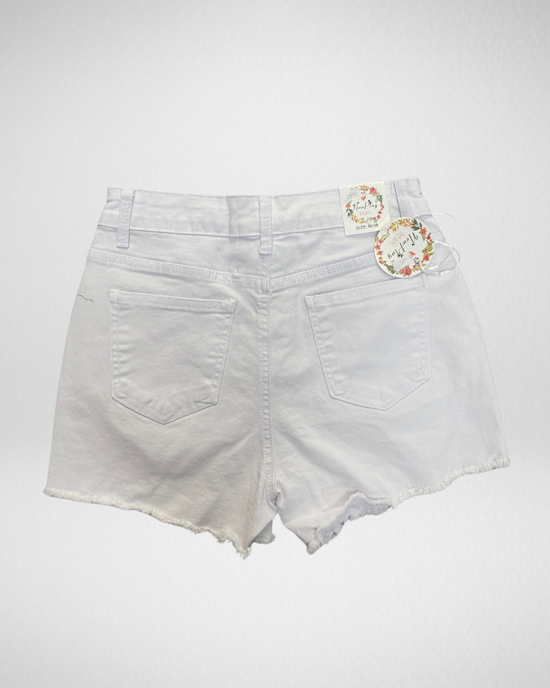 Short scheurtjes | Wit