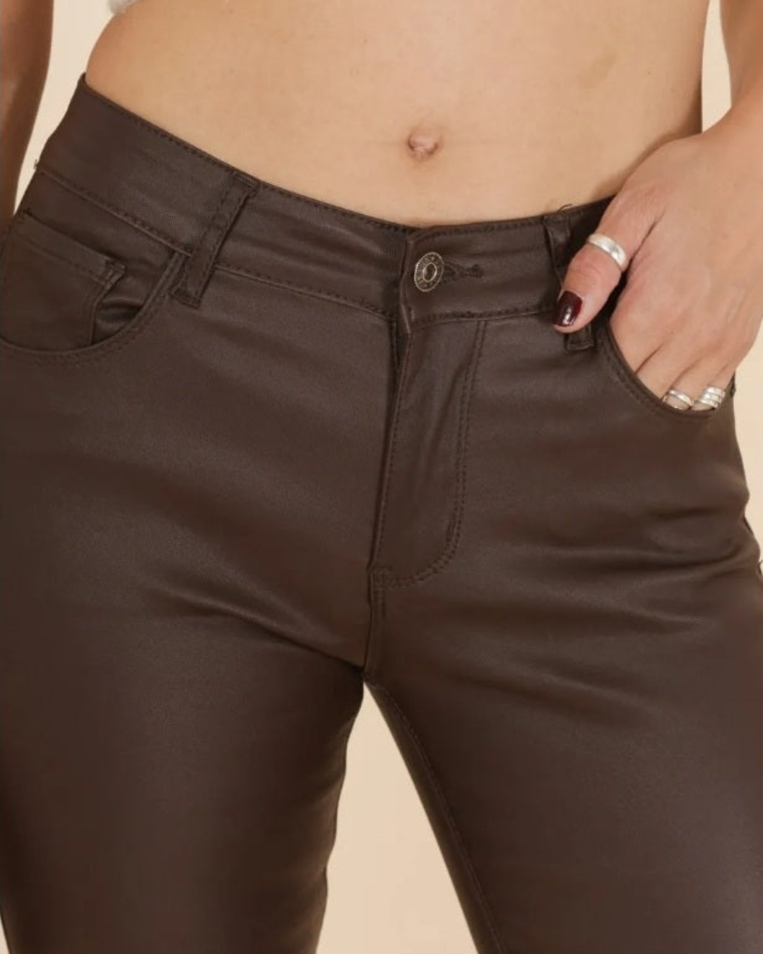 Leather Look Skinny | Bruin