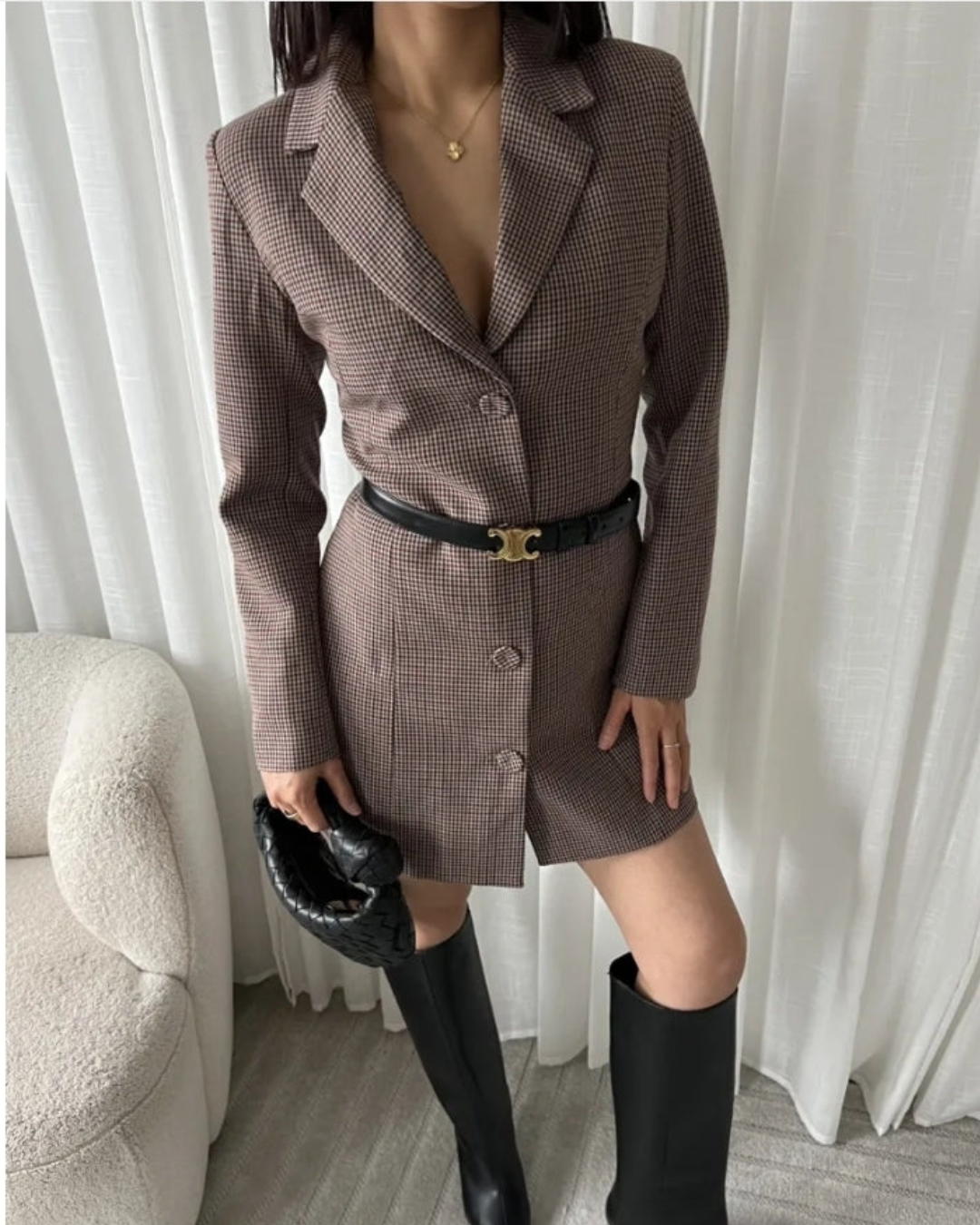 Blazer Jurk Paris | Bordeau