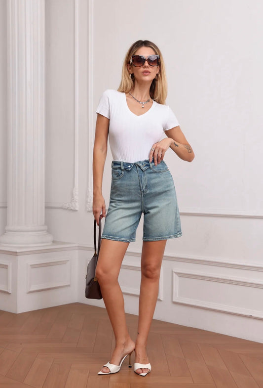 Bermuda | Blauw Dirty