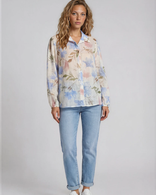 Blouse Verajo I Blauw
