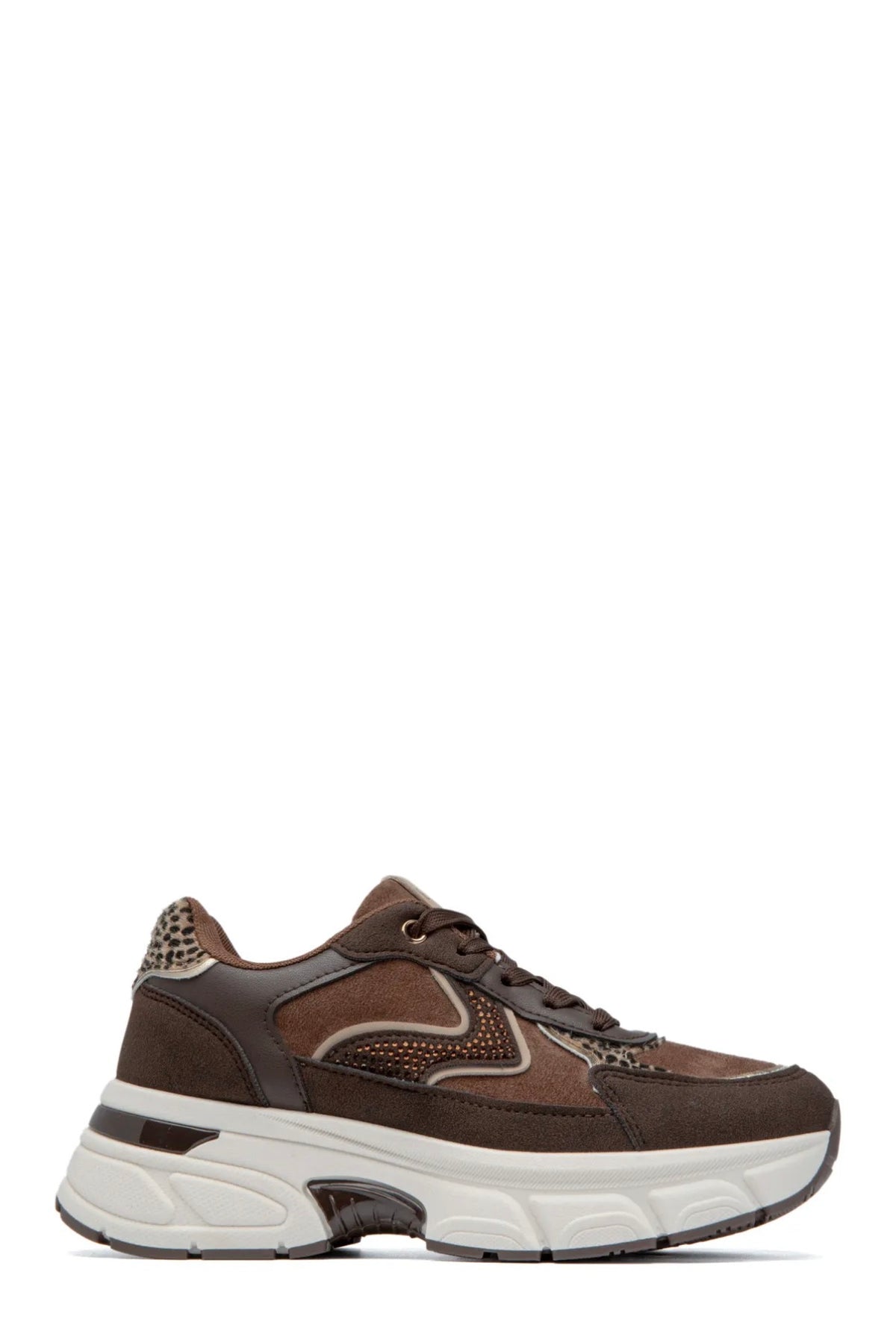 Sneakers Fall Panter | Bruin/Beige