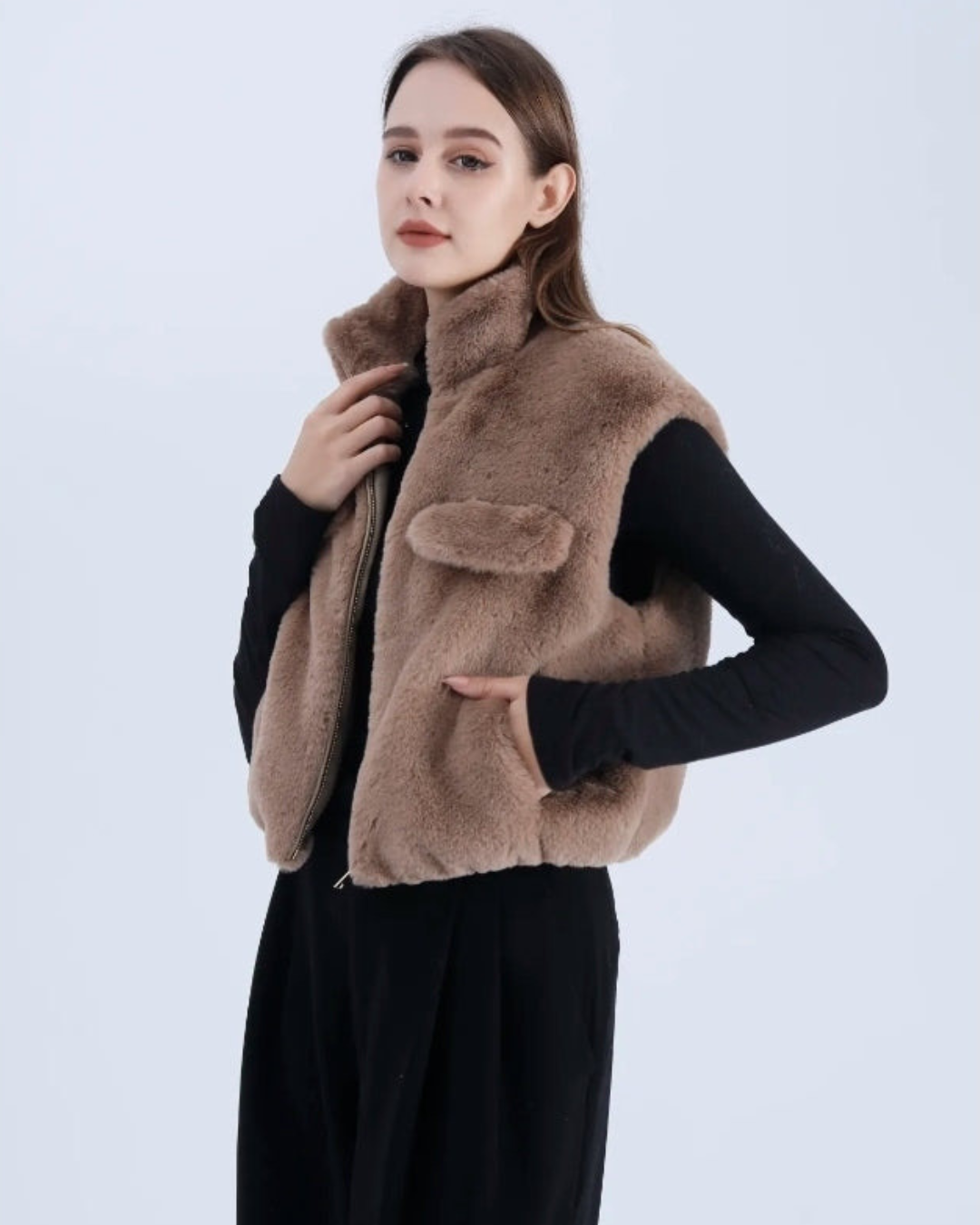 Gilet Zachte Bond | Taupe