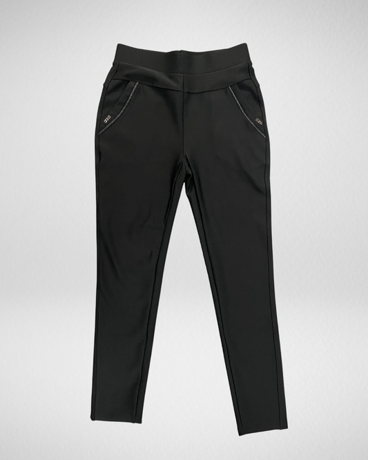 Yu & Me Stretch broek I Zwart