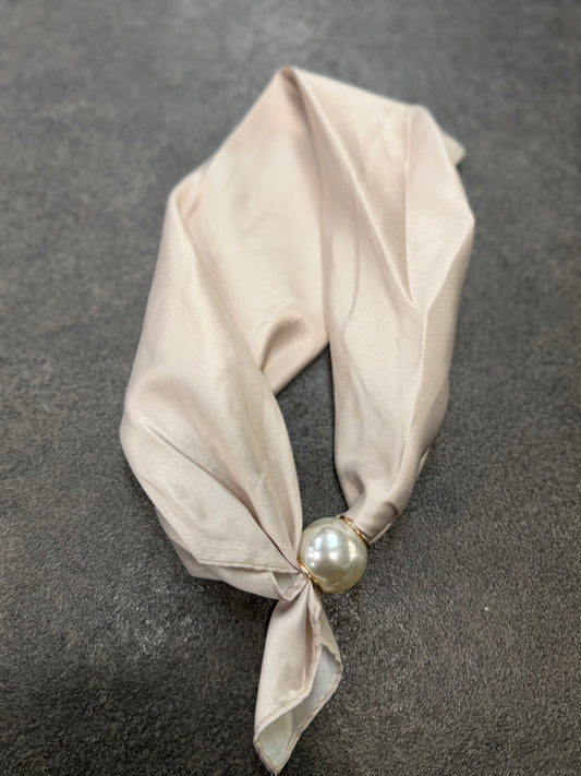 Magneet sjaaltjes satijn I Beige