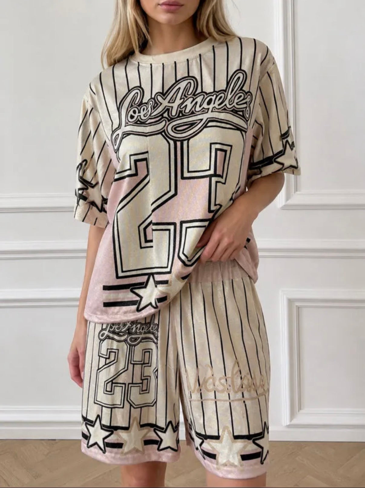 Comfy set badge summer I 23 Beige