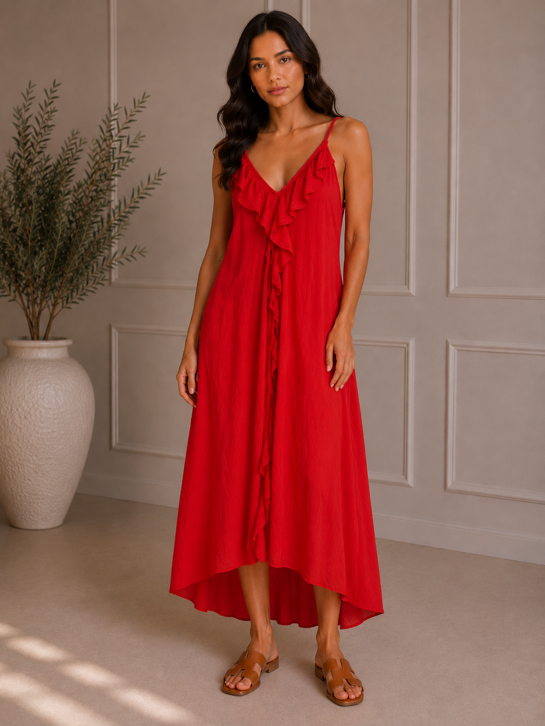 Jurk Milaan | Rood