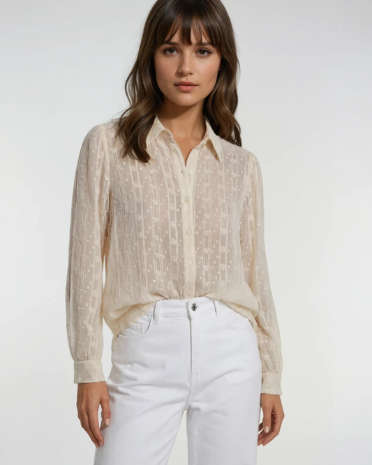 Blouse Flamant | Beige