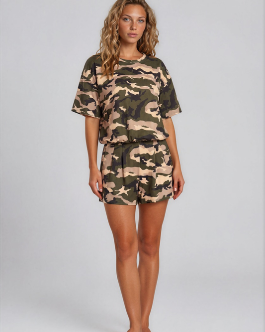Comfy set badge summer I Camouflage